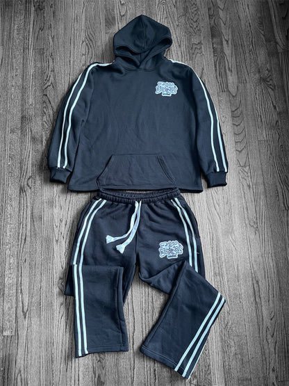 Black Gamblers Set Sweatsuit