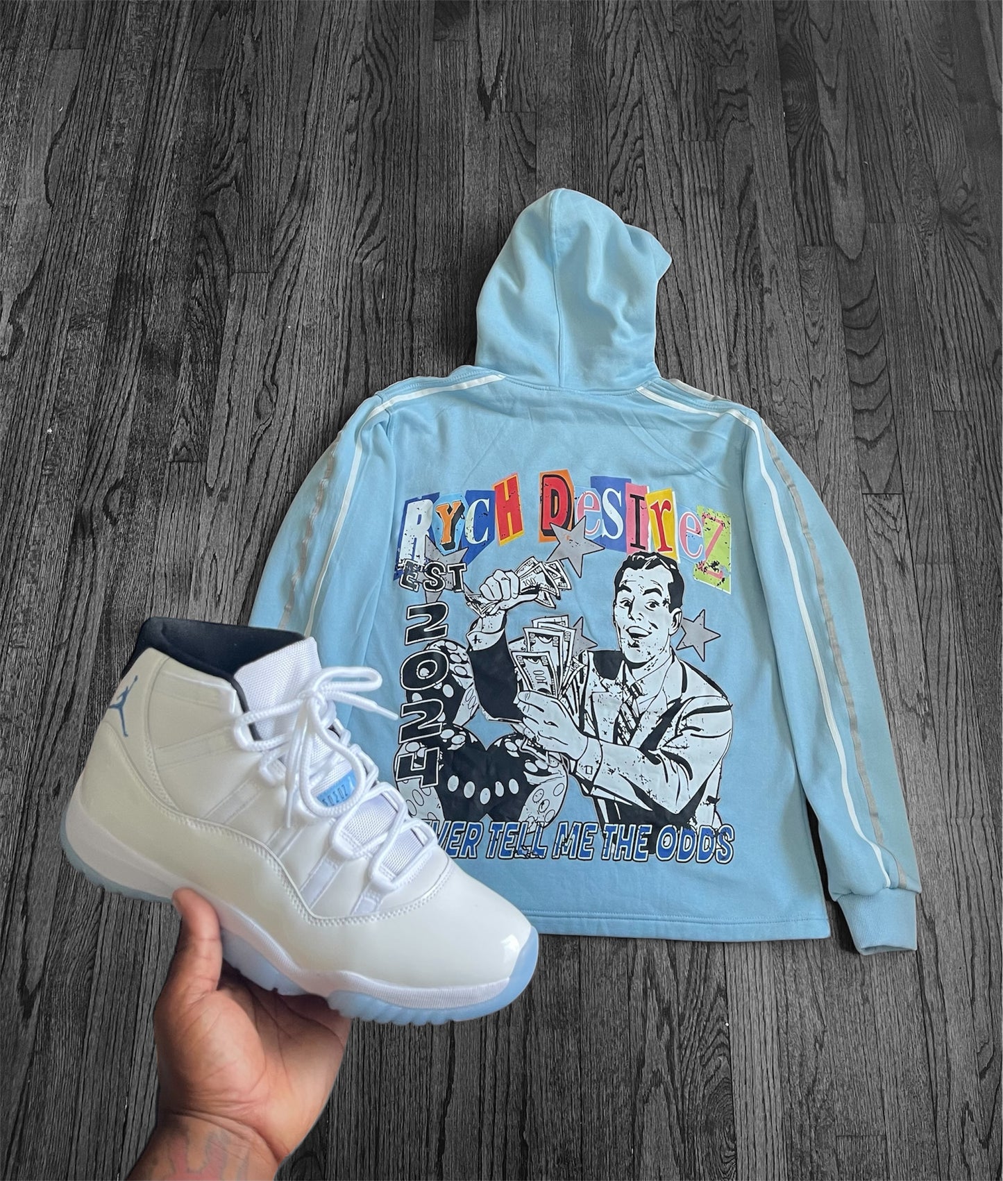 Blue Gamblers Set Sweatsuit