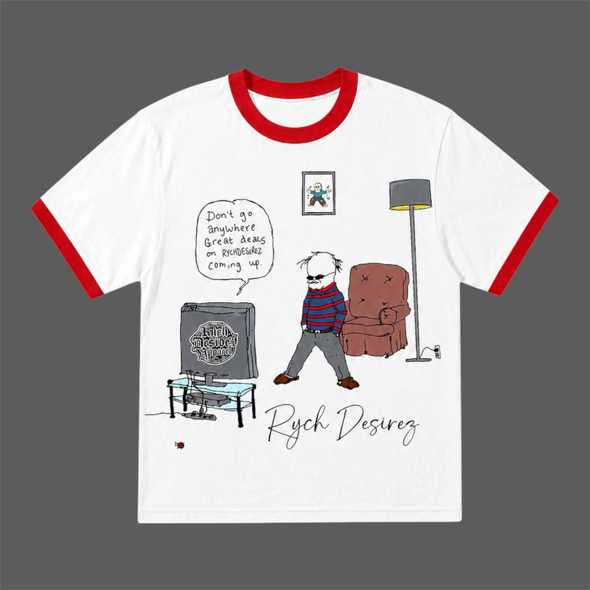 “Rych Commercial” Shirt Red